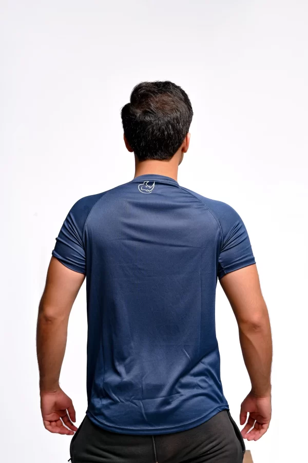 Pulse Dri Fit Tee Men - Navy Blue - Image 2