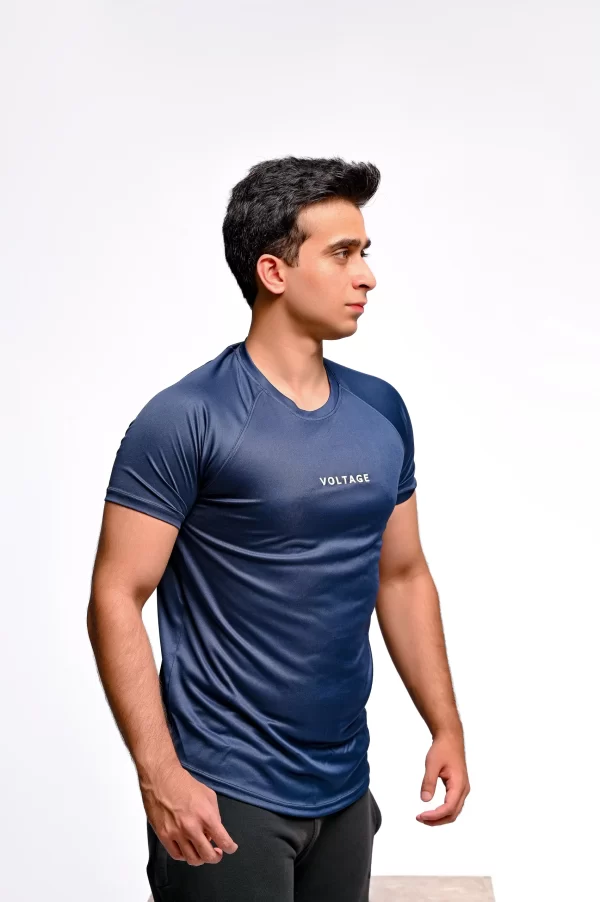 Pulse Dri Fit Tee Men - Navy Blue - Image 4